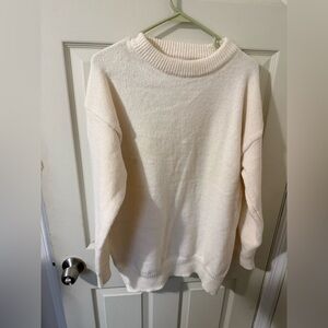 Zara Crewneck Women's Sweater - Cream